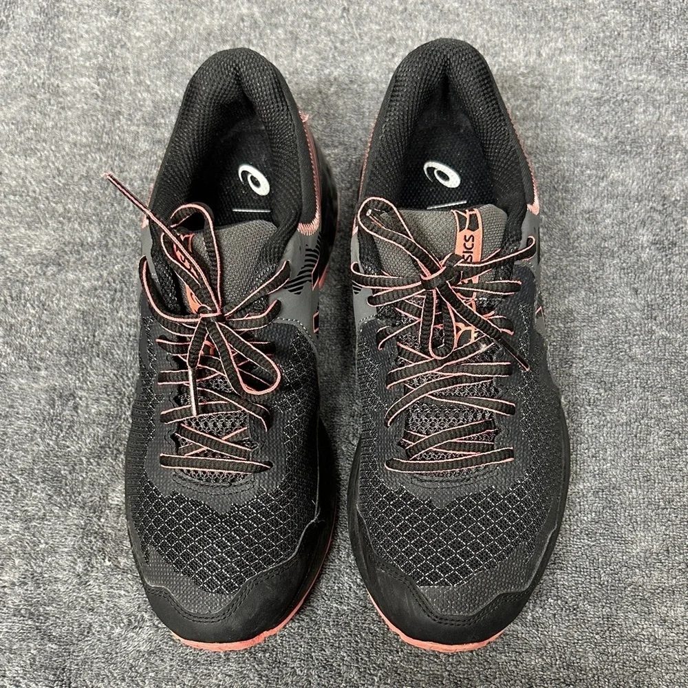 Asics Gel Sonoma 4 Women's Trail Hiking Shoes Size 10.0 Black Coral EUC!